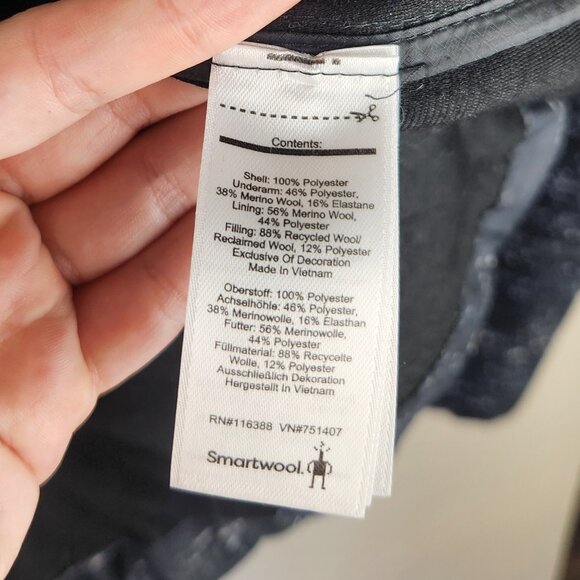 Smartwool Smartloft 150 Wool Hooded Puffer Jacket Women's XS - Picture 12 of 14